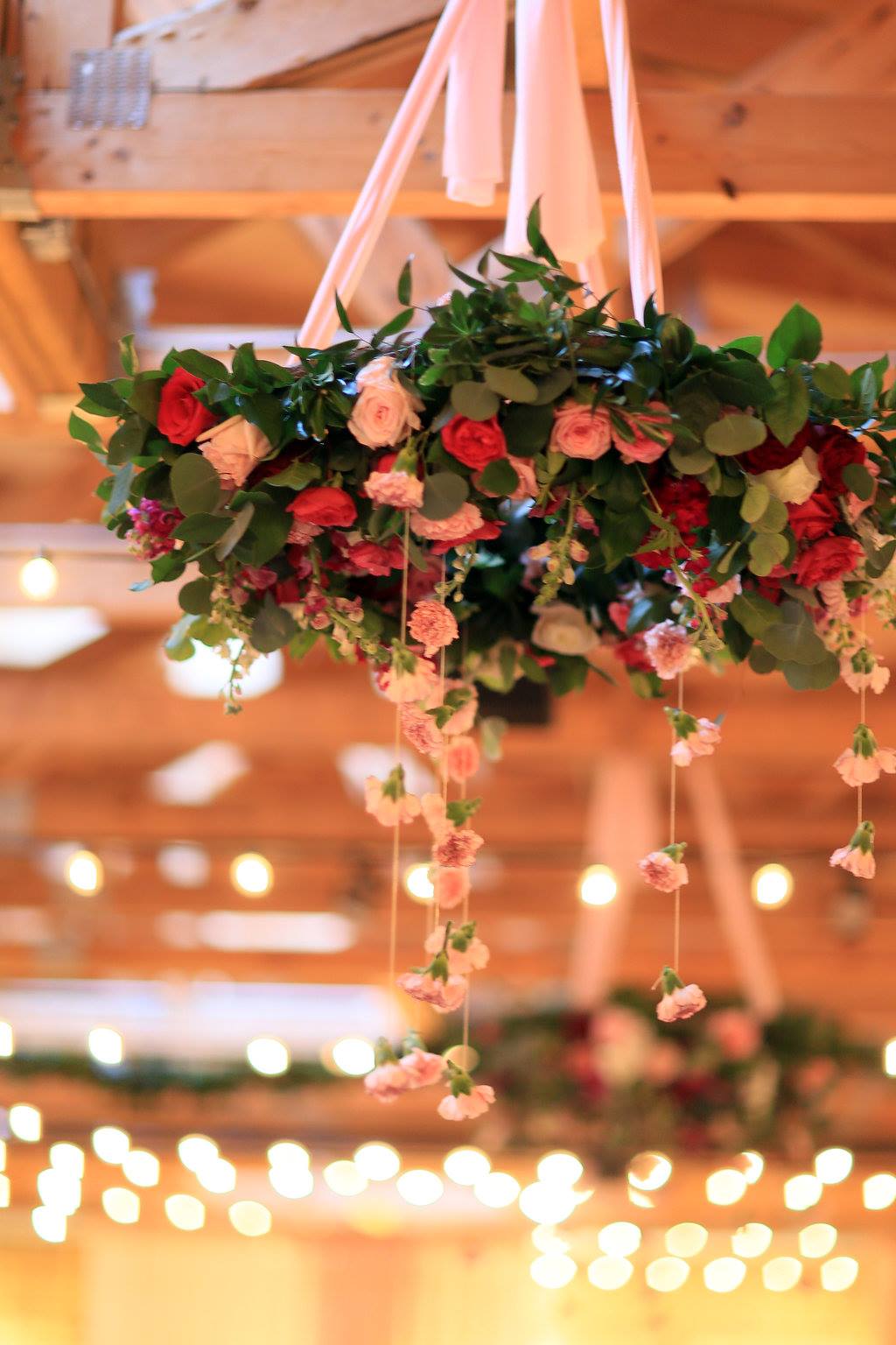 Winter wedding with lots of romance at Rhinegeist Brewery in Cincinnati. Florals by Yellow Canary. www.yellowcanaryonline.com 