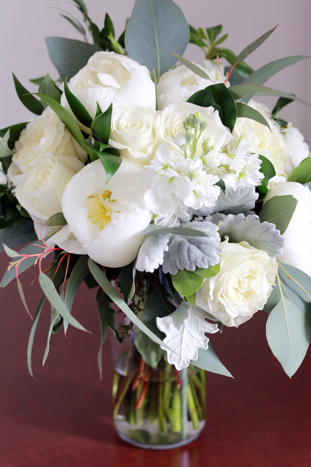 Outdoor spring wedding at Cincinnati's Taft Museum with blue and white florals and Mediterranean greenery. Florals by Yellow Canary www.yellowcanaryonline.com | photo tm photography