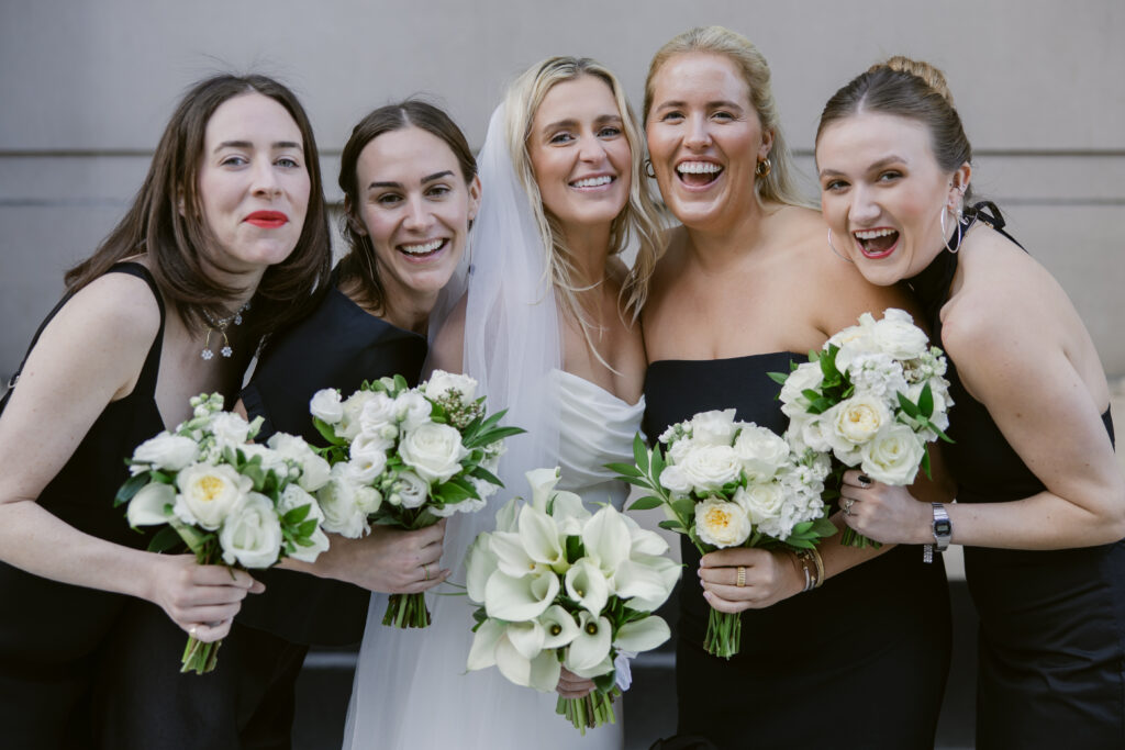 bridal party for Cincinnati Wedding